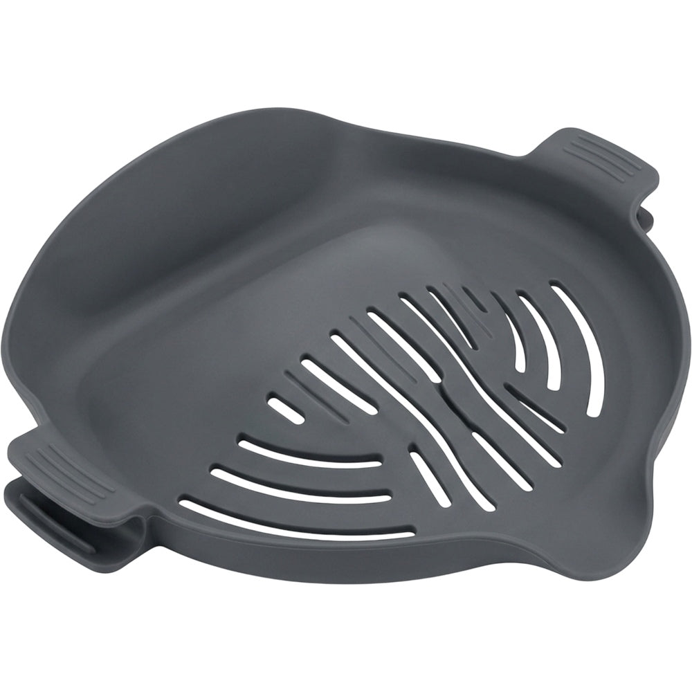 Neatva Clip On Pot Strainer Charcoal Silicone 10 in