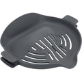Neatva Clip On Pot Strainer Charcoal Silicone 10 in