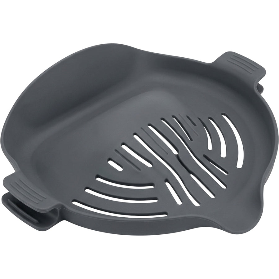 Neatva Clip On Pot Strainer Charcoal Silicone 10 in